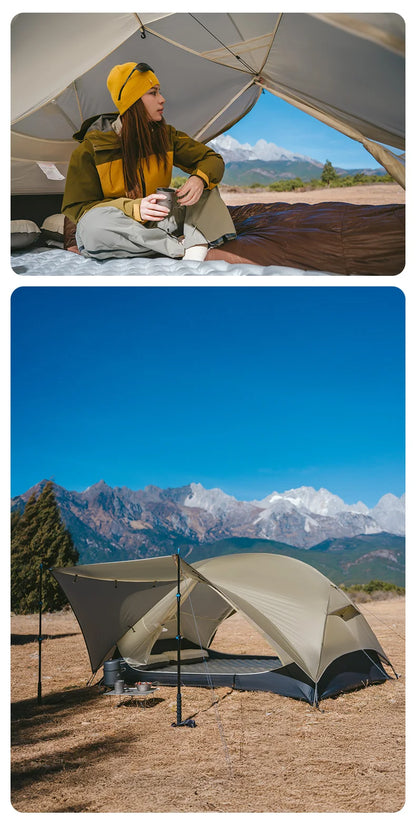 Naturehike Mongar UL 1Person Ultralight Camping Tent, Double Layer, Waterproof