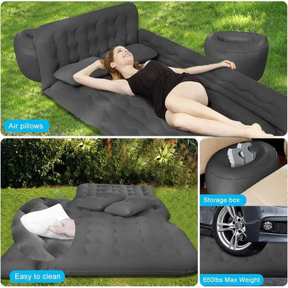 Car, SUV Air Mattress, Electric Pump, 2 Inflatable Pillows