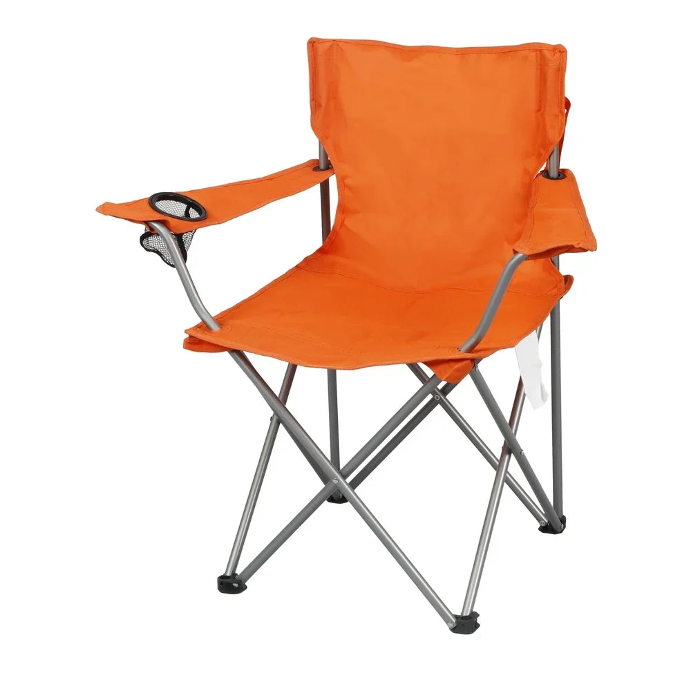 2 Pack Folding Camp Chairs with Cup Holder