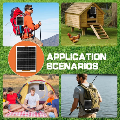 Solar Panel 30W With USB Waterproof Outdoor