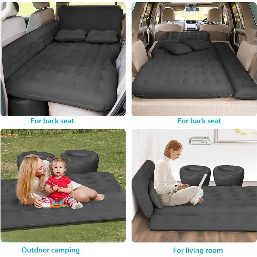 Car, SUV Air Mattress, Electric Pump, 2 Inflatable Pillows
