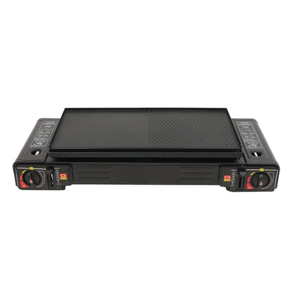 2in1 2-Burner Portable Camping Stove