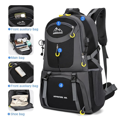 1Large Capacity Outdoor Backpack