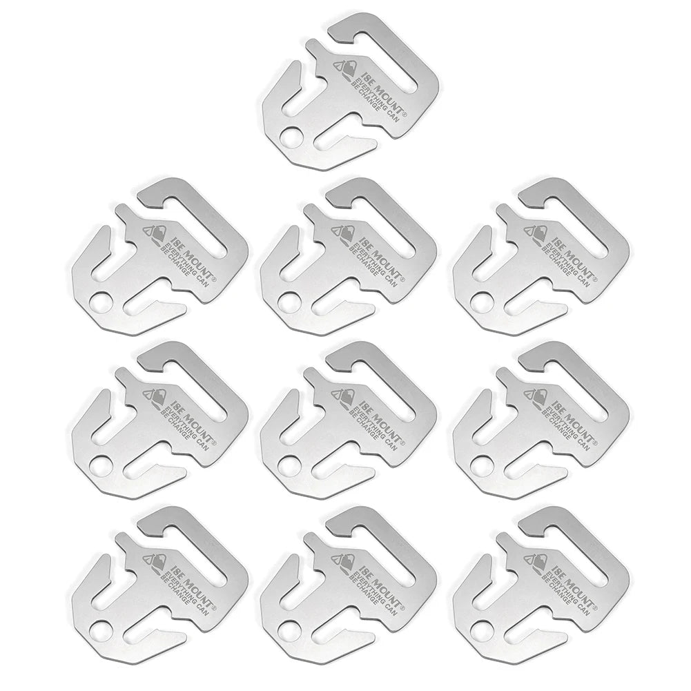 5&10Pcs Camping Tent Cord Rope Fastener