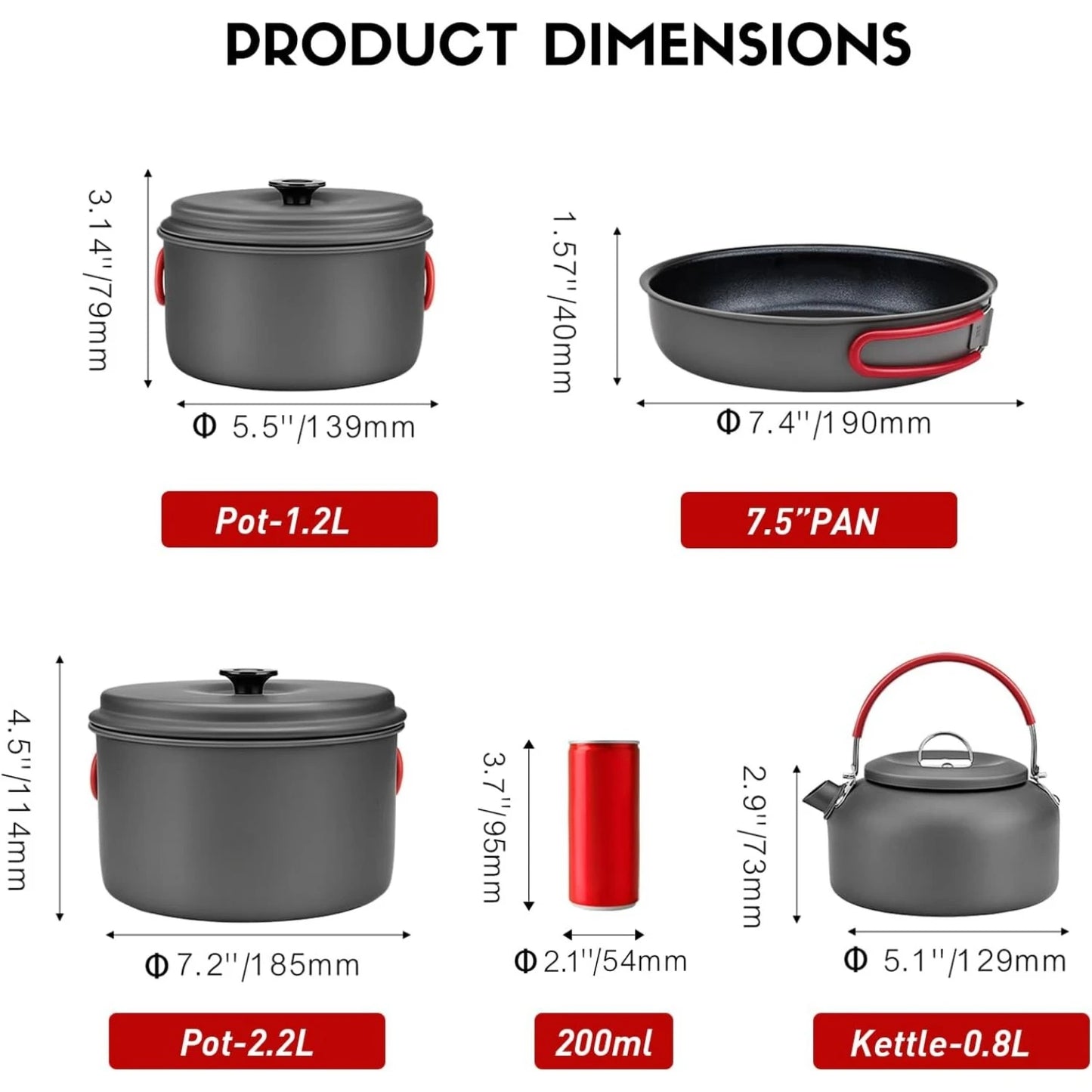 Camping Cookware Set