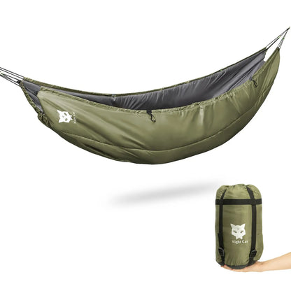 Night Cat Hammock Underquilts Sleeping Bag, 5-20℃ 8x3.6ft