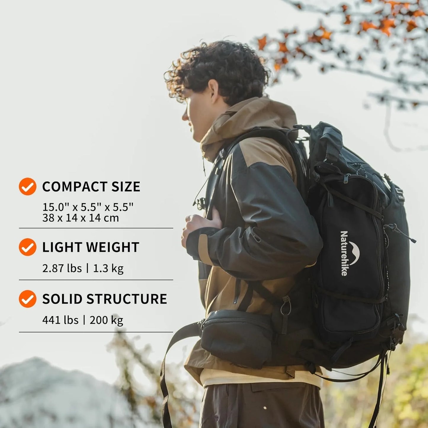 Naturehike Ultralight Folding Camping Chair 200kg load