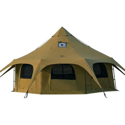16.4ft x 9.2ft Canvas Wall Tent with Stove Jack