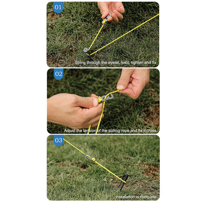 10pcs Cord Rope Buckle