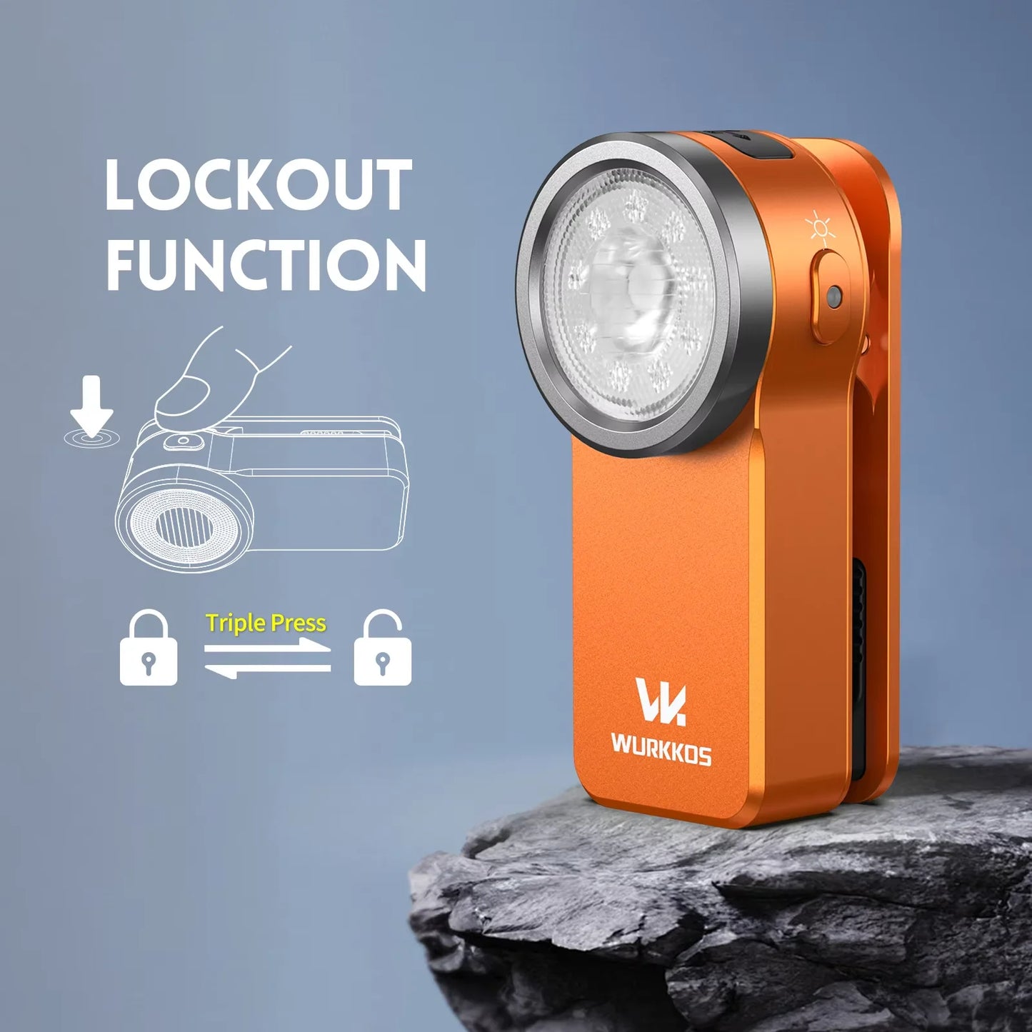 Wurkkos: USB Rechargeable Pocket Flashlight with Magnet