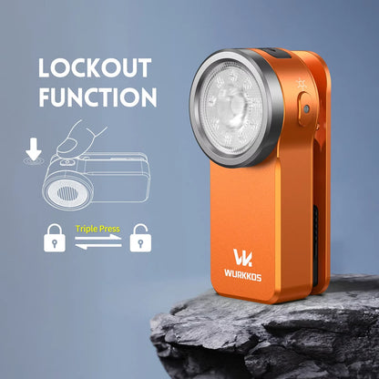 Wurkkos: USB Rechargeable Pocket Flashlight with Magnet