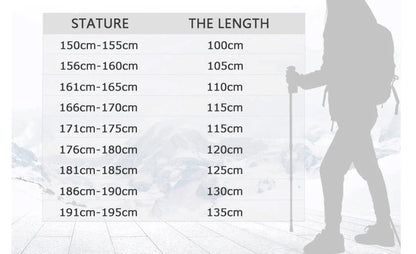 2PCs Trekking Poles Carbon Fiber,115g Ultra-Light