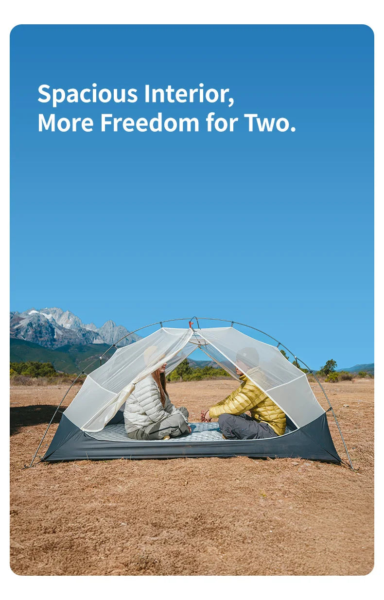Naturehike Mongar UL 1Person Ultralight Camping Tent, Double Layer, Waterproof
