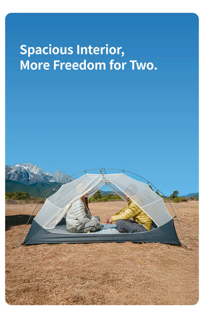 Naturehike Mongar UL 1Person Ultralight Camping Tent, Double Layer, Waterproof
