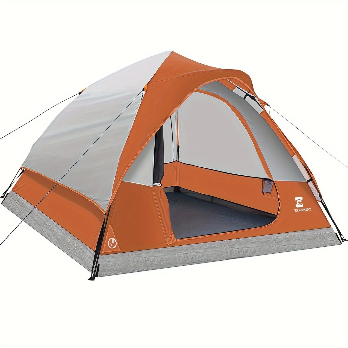 Pop Up Camping Tent - 4 Person Instant Easy Set Up  with Removable Rain Fly, Waterproof Windproof for Outdoor Camping