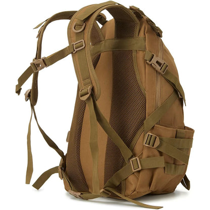 Tactical backpacks, modular loading systems, featuring reflective strips