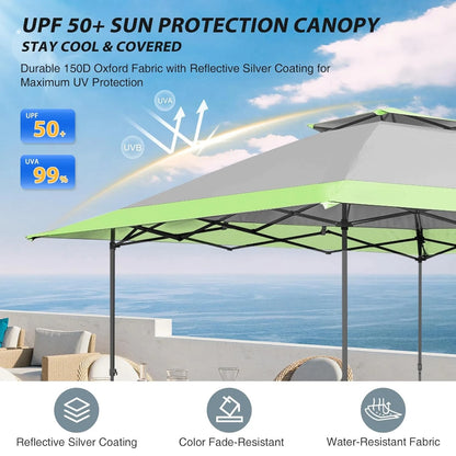 13x13 Straight Leg Pop-Up Canopy Tent