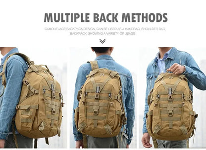 Tactical backpacks, modular loading systems, featuring reflective strips