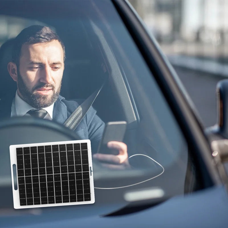 Solar Panel 30W With USB Waterproof Outdoor