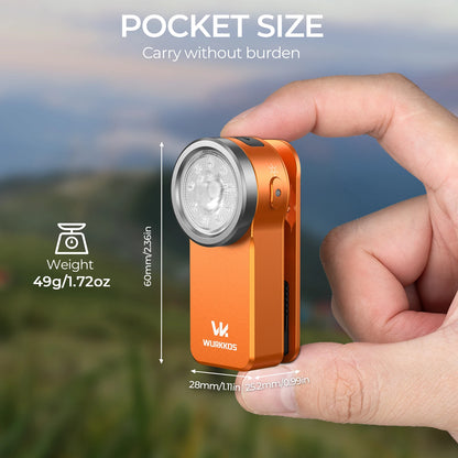 Wurkkos: USB Rechargeable Pocket Flashlight with Magnet