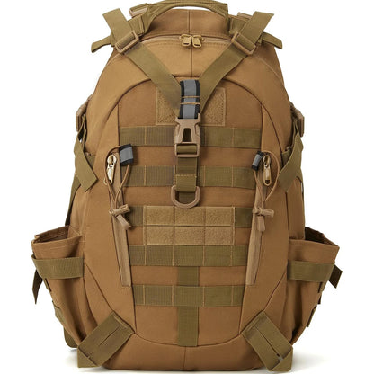 Tactical backpacks, modular loading systems, featuring reflective strips