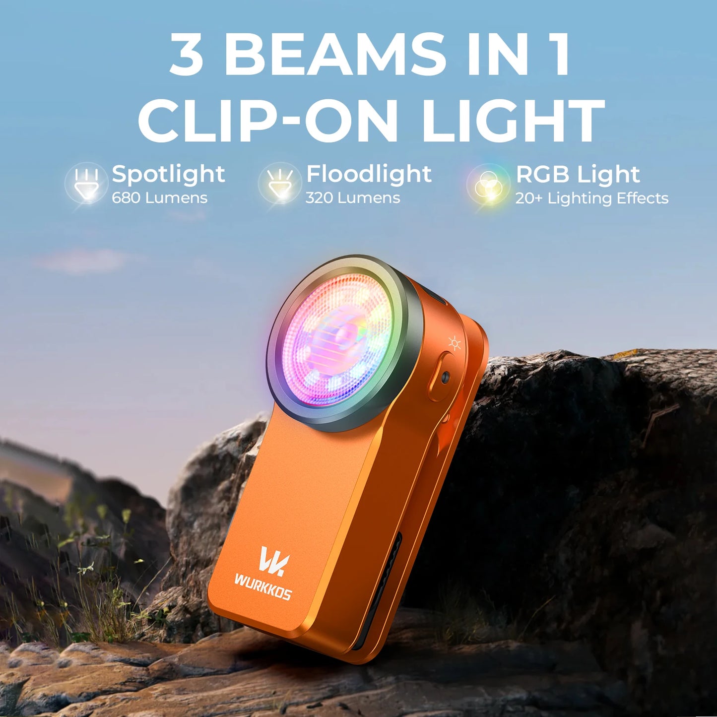 Wurkkos: USB Rechargeable Pocket Flashlight with Magnet