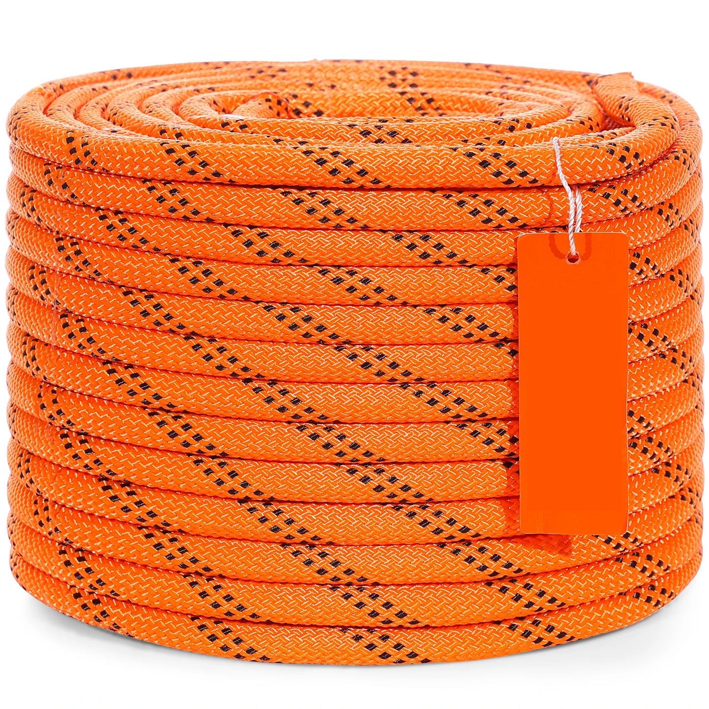 SucceBuy 120ft Dual-Weave Polyester Cord 3/8 in, 48-Strand Multi-Use Rope