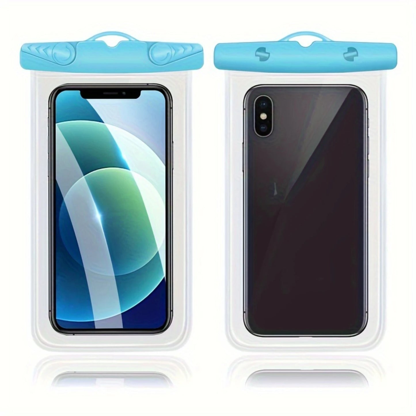 Universal IPX8 Waterproof Phone Case (2 Packs) - Up To 7", Adjustable Neck Lanyard
