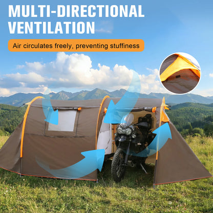 Oxford 2-Person Backpacking Tent Windproof Lightweight, Rainproof, Waterproof