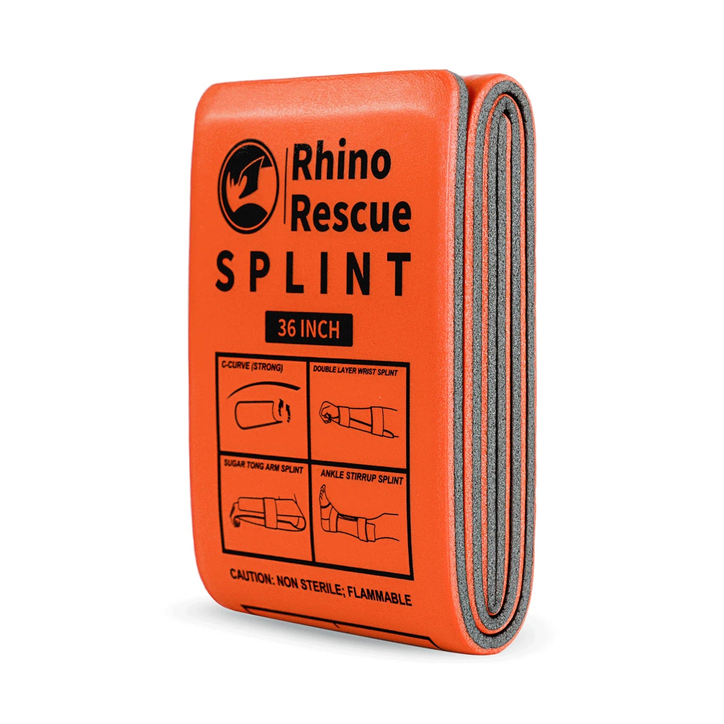 RHINO RESCUE 18/36 Inch Splint - Lightweight Reusable