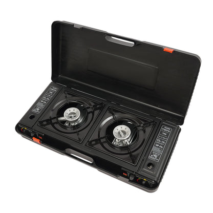 2-Burner Portable Gas Stove