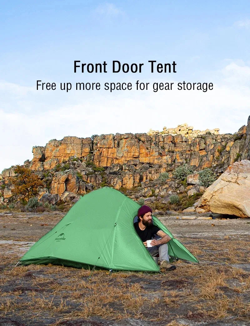 Naturehike Cloud Up 2 Person Camping Tent Waterproof Ultralight 3-4 Season Outdoor Hiking Backpacking Shelter