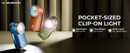 Wurkkos: USB Rechargeable Pocket Flashlight with Magnet