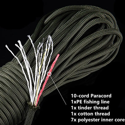 550 10-Core Paracord 4mm Outdoor Camping