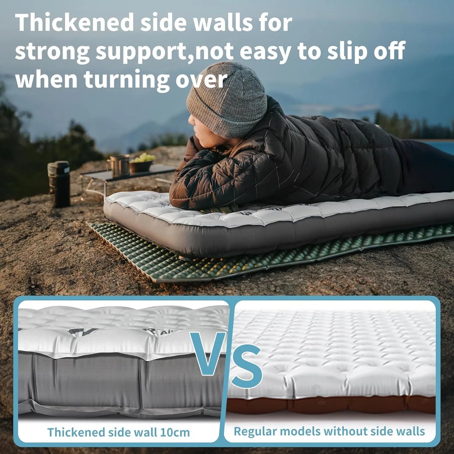 Naturehike R6.5 Air Mattress 10cm Thickened Ultralight Sleeping Pad
