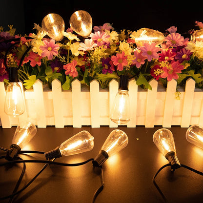 LED String Lights, USB Recharger, 8 Light Modes w/ Remote Control