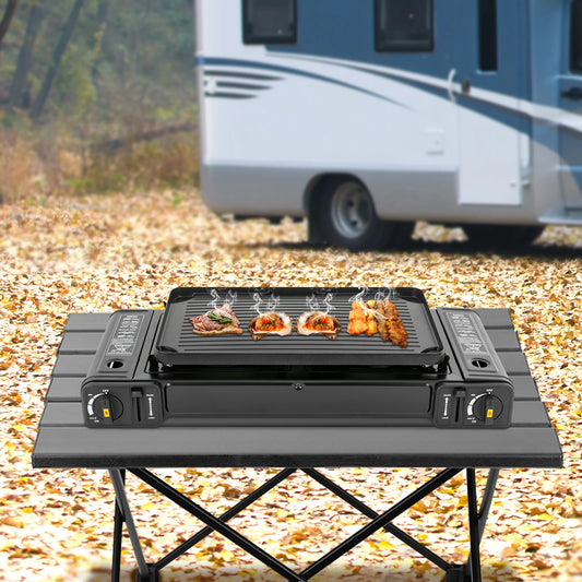 Double Head Barbecue Gas stove