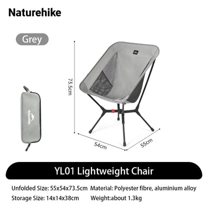 Naturehike Ultralight Folding Camping Chair 200kg load